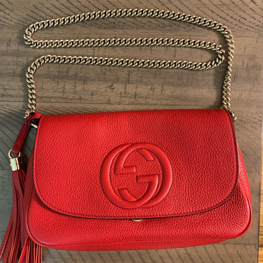 GUCCI SOHO BAG WITH CHAIN STRAP